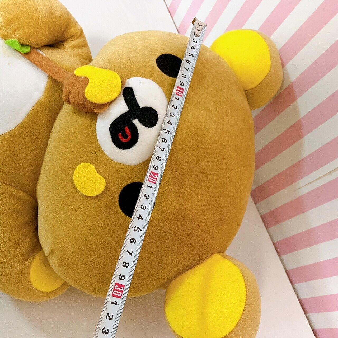 San-X Rilakkuma Plush Soft Stuffed Toy Bear Brown Fluffy Honey Harvest Festival