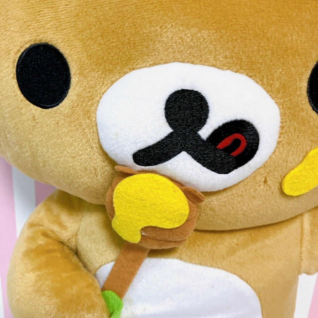 San-X Rilakkuma Plush Soft Stuffed Toy Bear Brown Fluffy Honey Harvest Festival