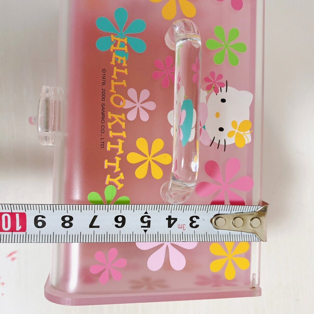 Sanrio Hello Kitty Accessory Case Box Pink Flower Cat Cleanness Angel Character