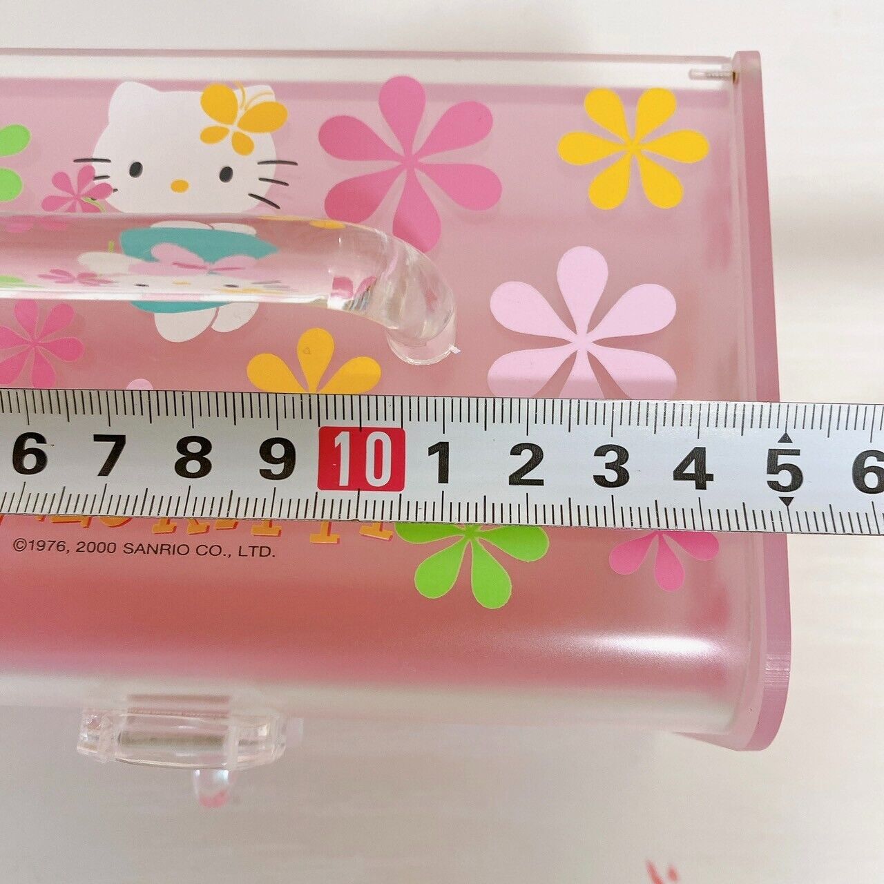 Sanrio Hello Kitty Accessory Case Box Pink Flower Cat Cleanness Angel Character