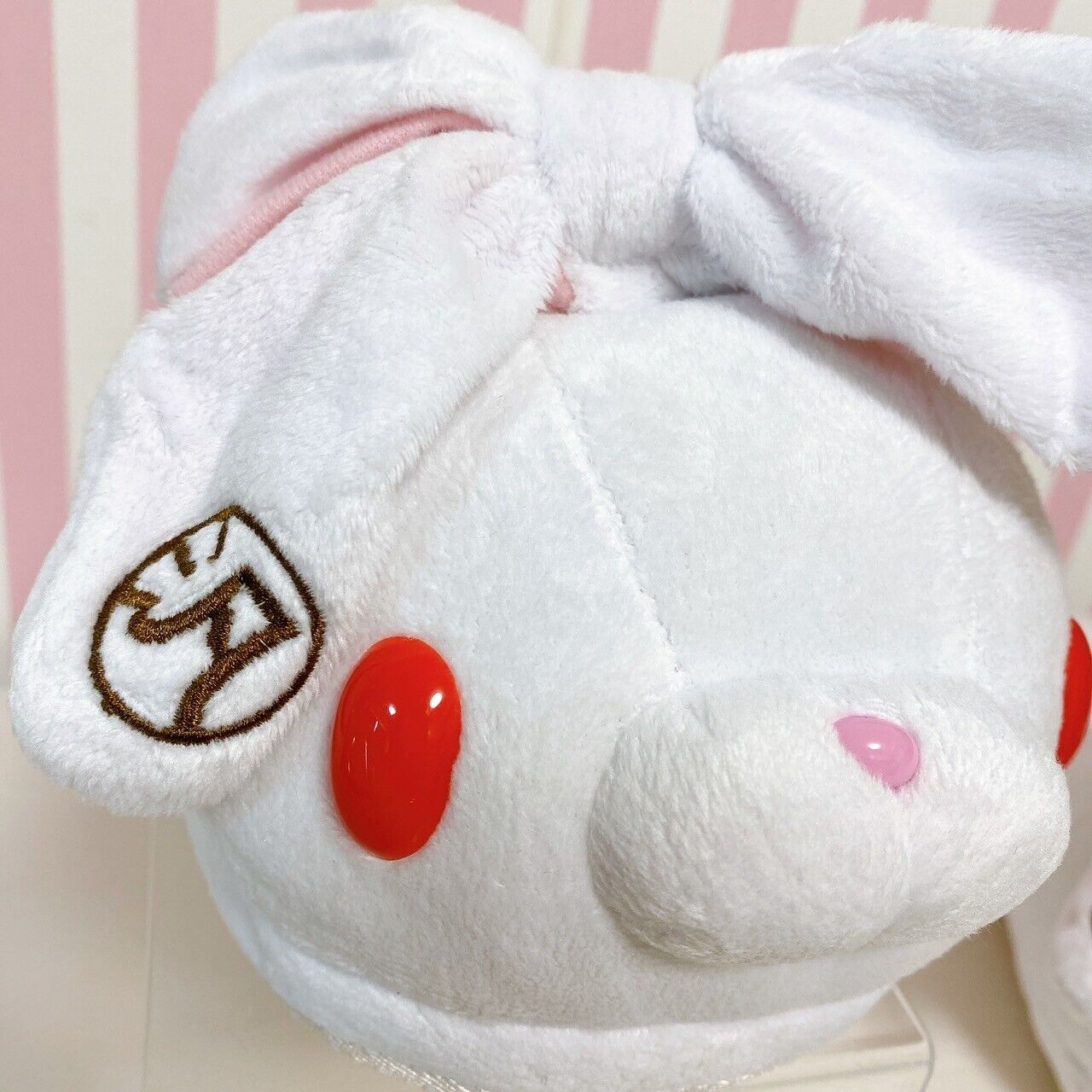 Hanyou Usagi All Purpose Rabbit Slippers Room Shoes White Plush Rabbit Kawaii