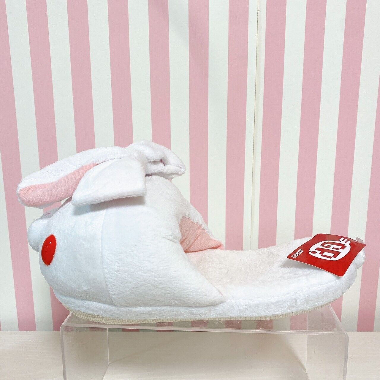 Hanyou Usagi All Purpose Rabbit Slippers Room Shoes White Plush Rabbit Kawaii