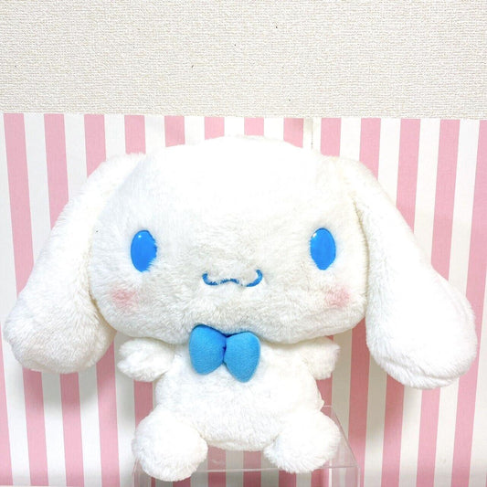 Sanrio Cinnamoroll Standard Plush Doll Soft Toy Light Blue Ribbon Kawaii Rare