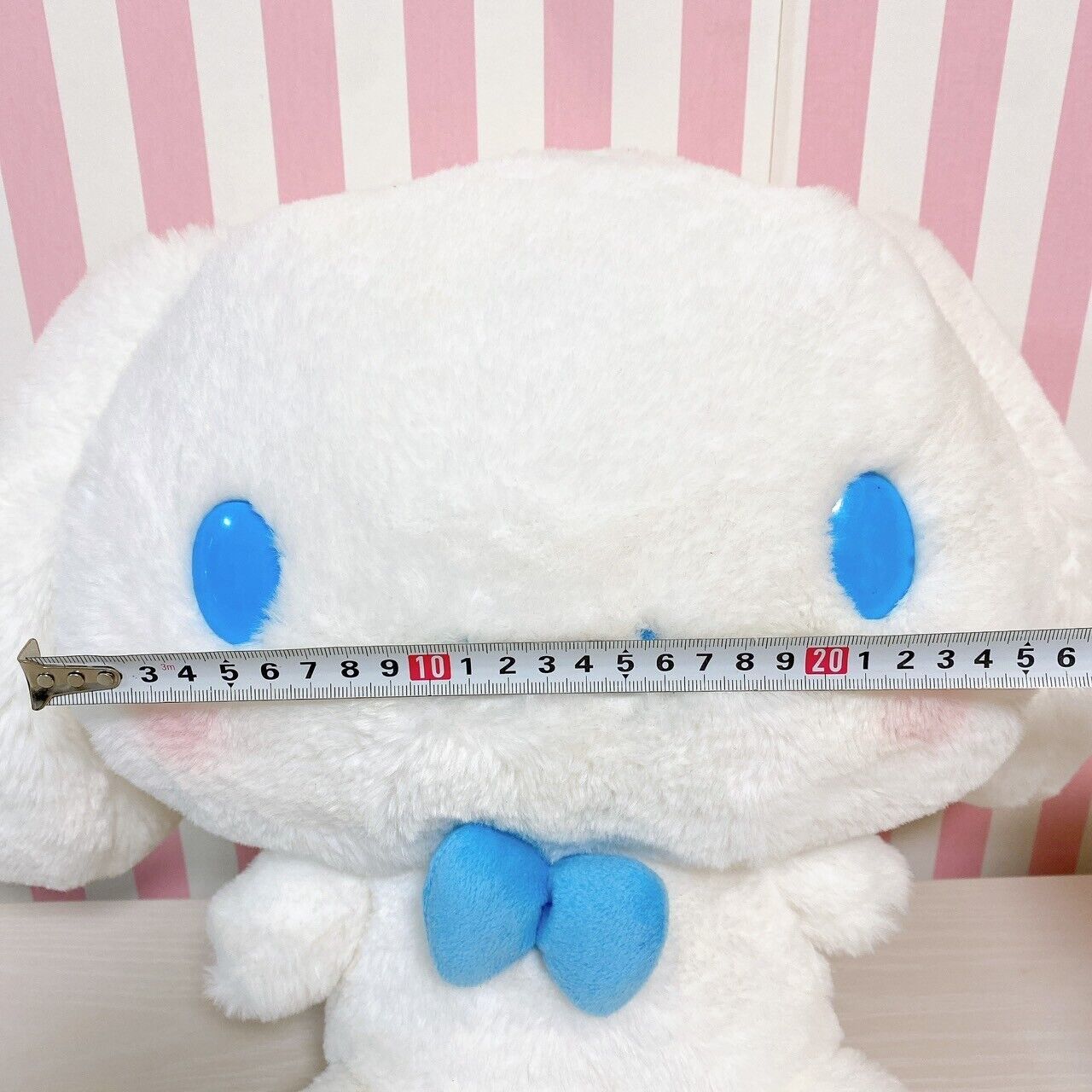 Sanrio Cinnamoroll Standard Plush Doll Soft Toy Light Blue Ribbon Kawaii Rare