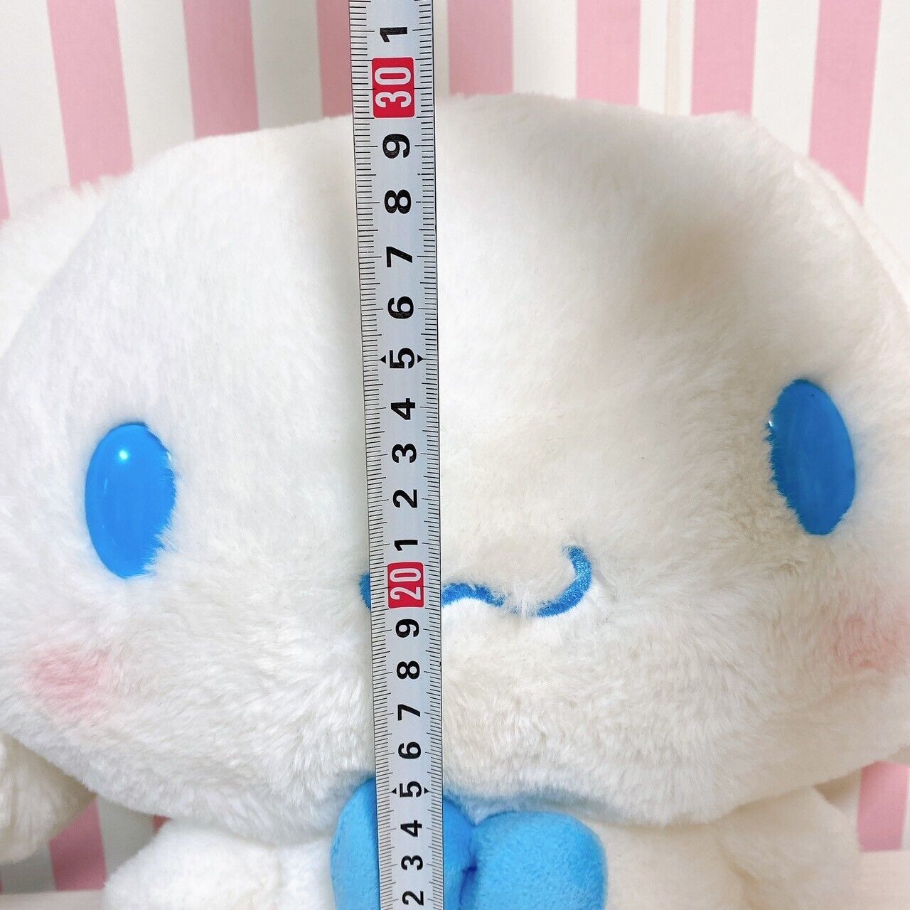 Sanrio Cinnamoroll Standard Plush Doll Soft Toy Light Blue Ribbon Kawaii Rare