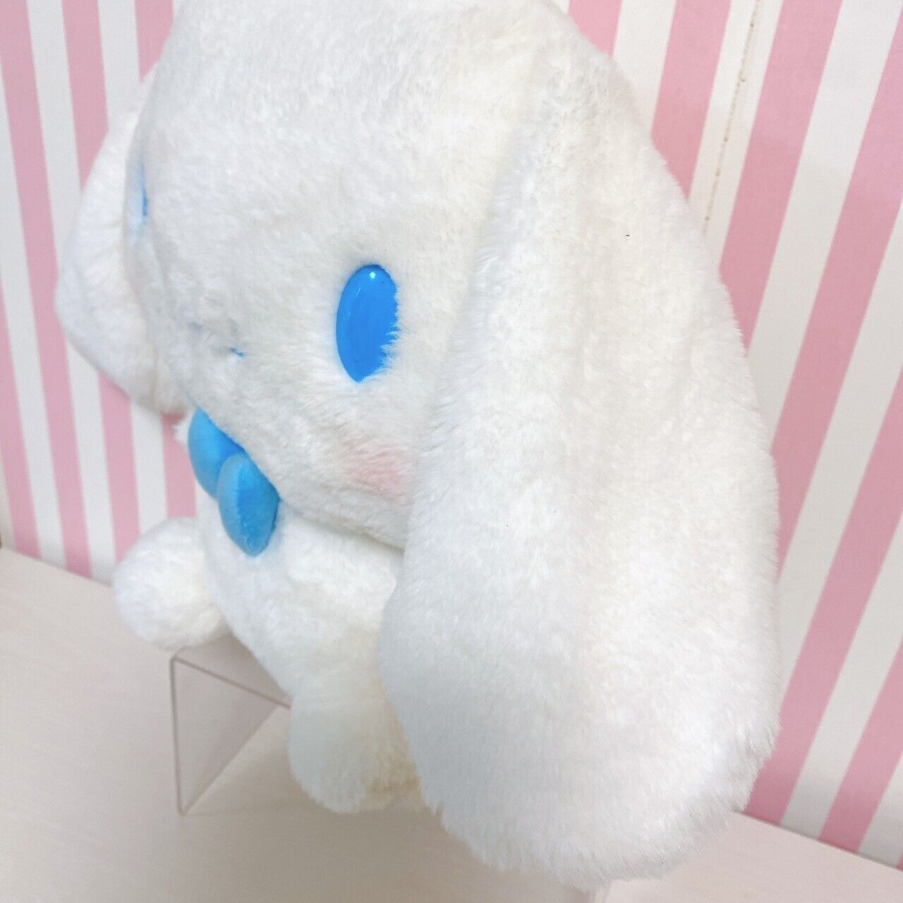 Sanrio Cinnamoroll Standard Plush Doll Soft Toy Light Blue Ribbon Kawaii Rare