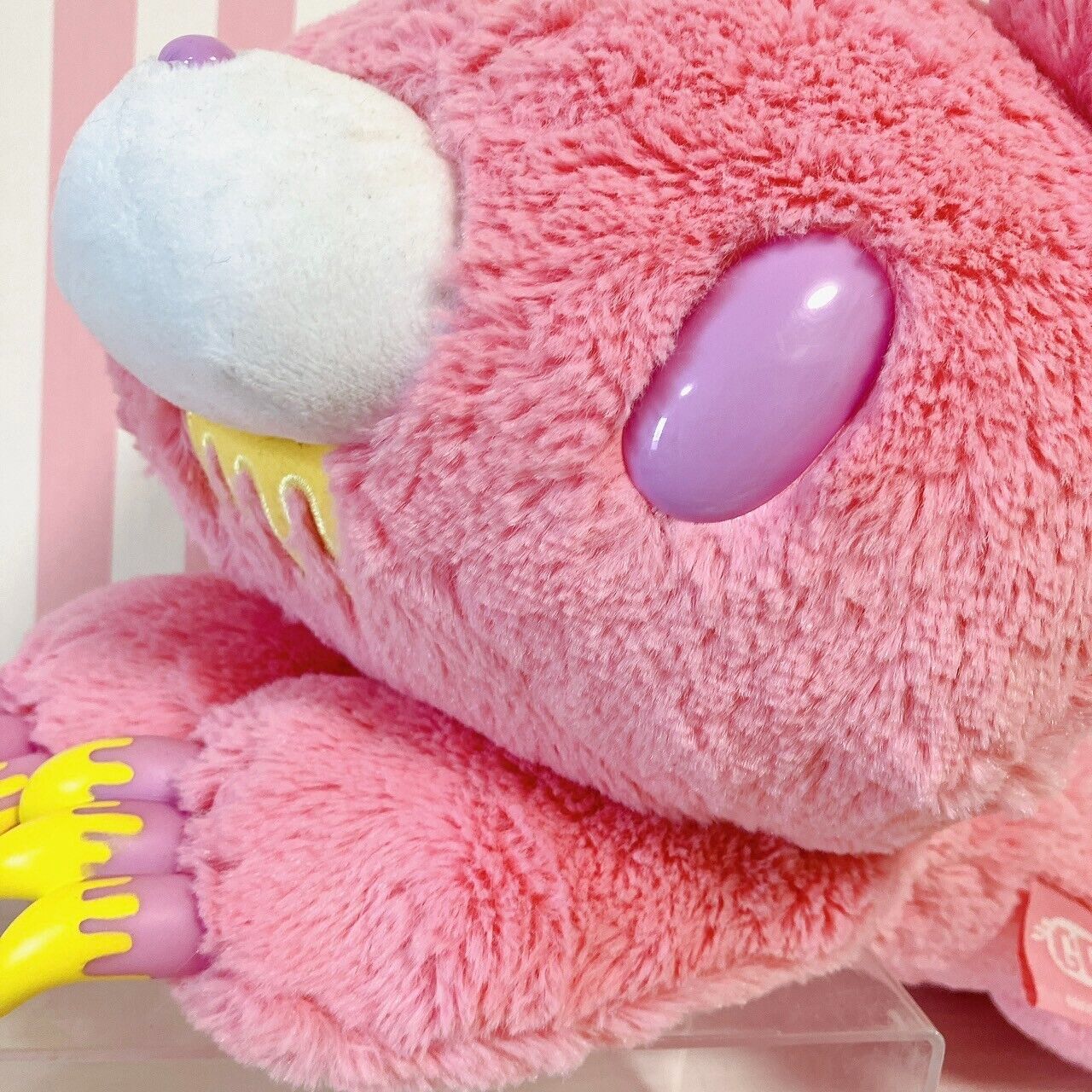 TAiTo Gloomy Bloody Bear Pink Plush Lying Soft Stuffed Toy Chax GP  CGP-344