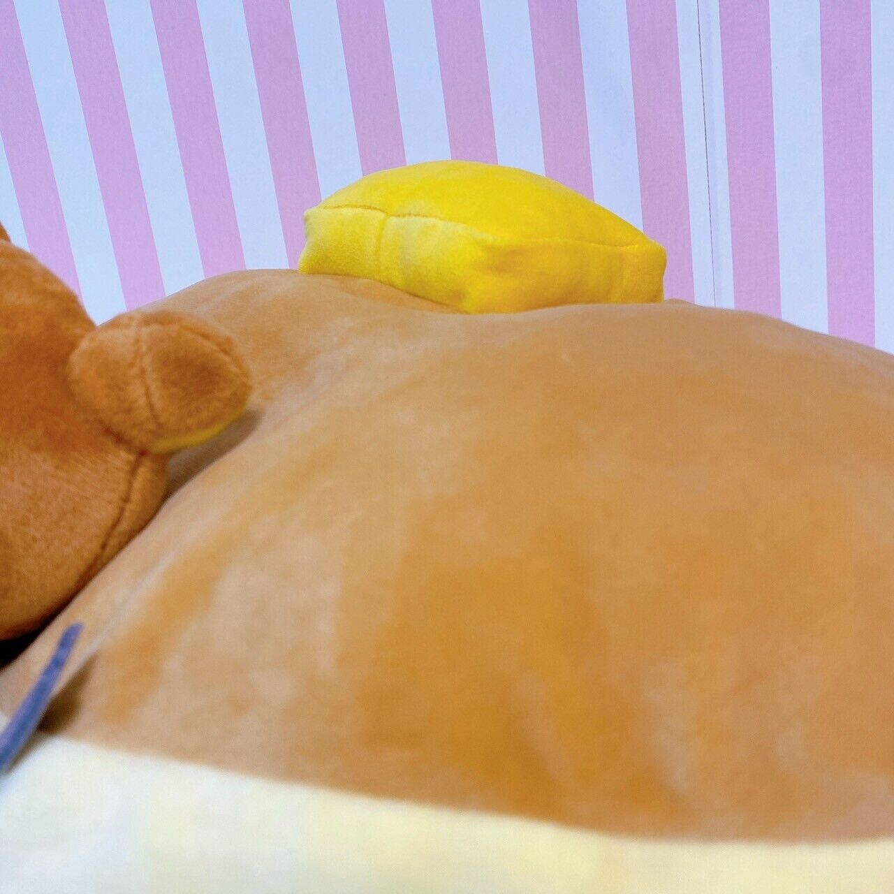 San-x Rilakkuma Cushion Pancake Plush Sweets Brown Bear Butter Fluffy XL Kawaii