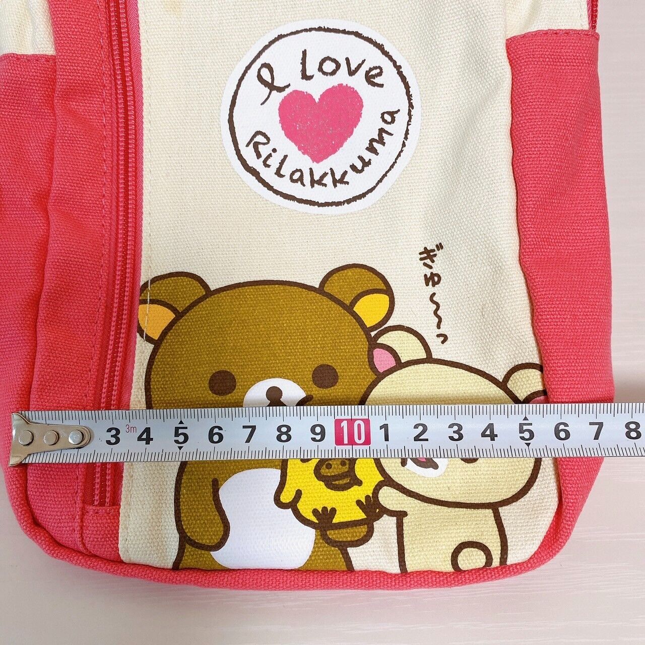 San-x Rilakkuma Korilakkuma Kiiroitori Body Bag White Red Bear Bird Kawaii Rare