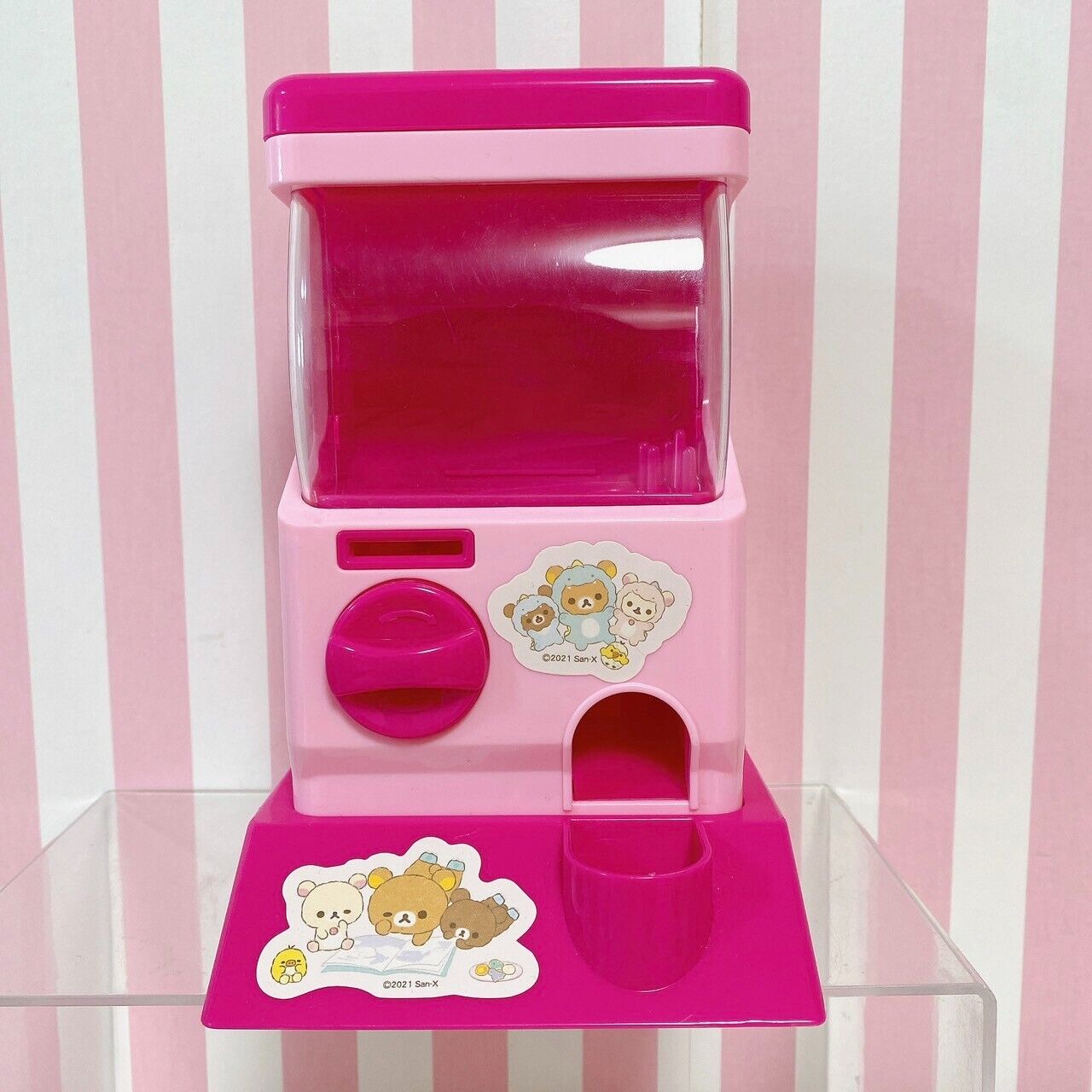 San-X Rilakkuma Korilakkuma Capsule Toy Machine Kiiroitori Chairoikoguma Bear