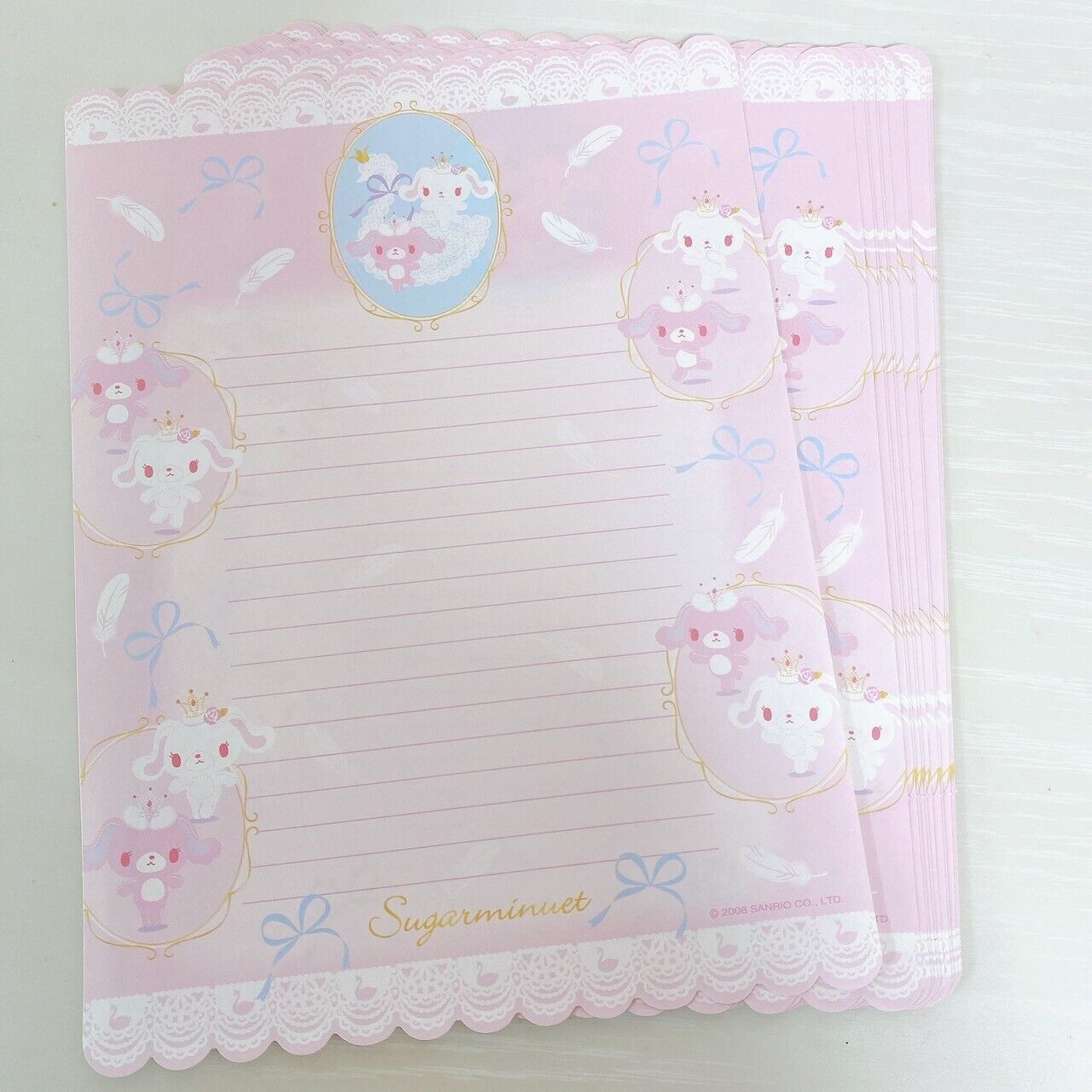 Sanrio Sugar Minuet Bunnies Letter Sets Stationery Envelope Sticker Ballet Prima