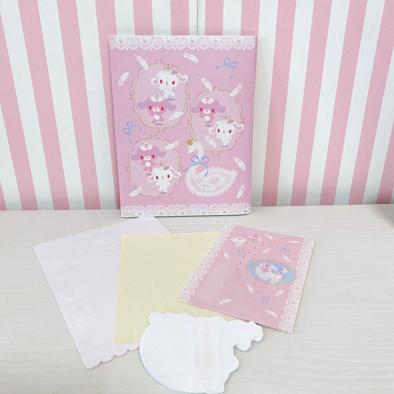 Sanrio Sugar Minuet Bunnies Letter Sets Stationery Envelope Sticker Ballet Prima