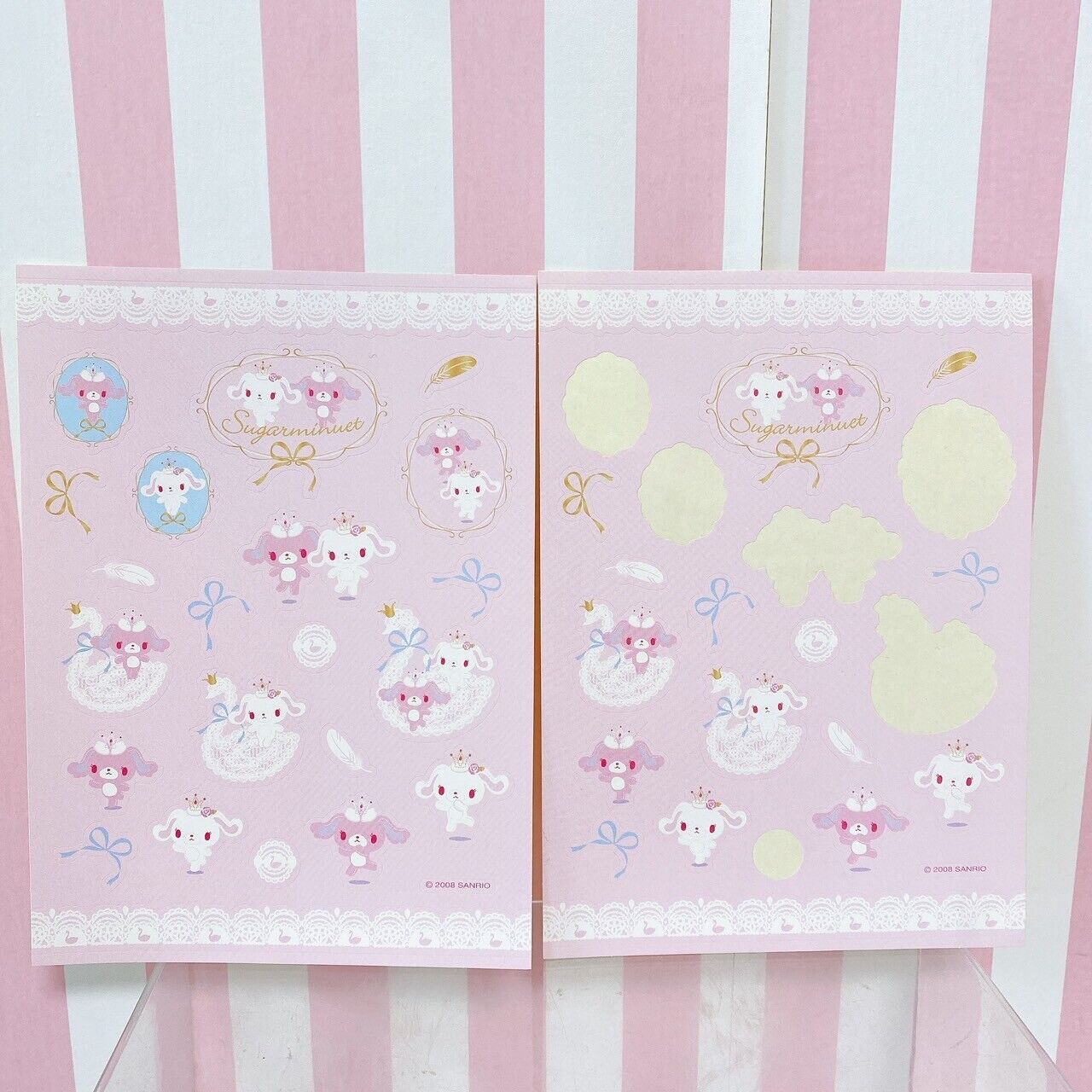 Sanrio Sugar Minuet Bunnies Letter Sets Stationery Envelope Sticker Ballet Prima