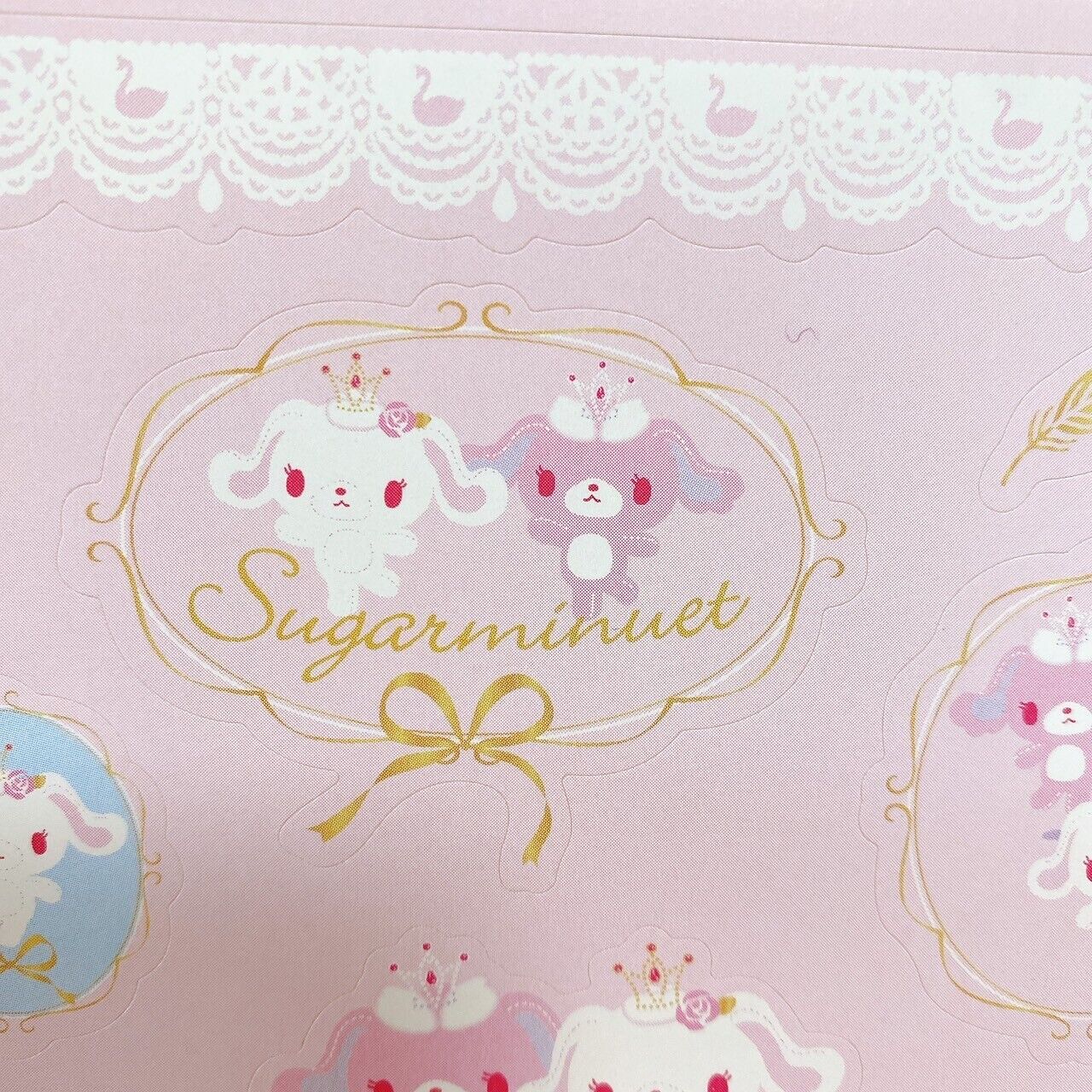 Sanrio Sugar Minuet Bunnies Letter Sets Stationery Envelope Sticker Ballet Prima