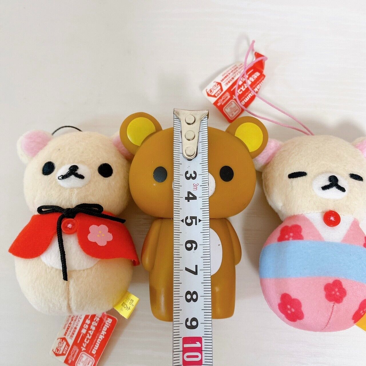 San-x Rilakkuma Korilakkuma Plush Set Mascot Soft Stuffed Toy Bear Brown White