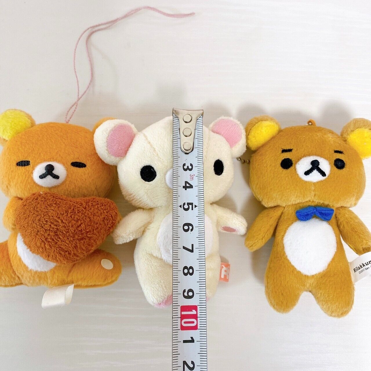 San-x Rilakkuma Korilakkuma Plush Set Mascot Soft Stuffed Toy Bear Brown White