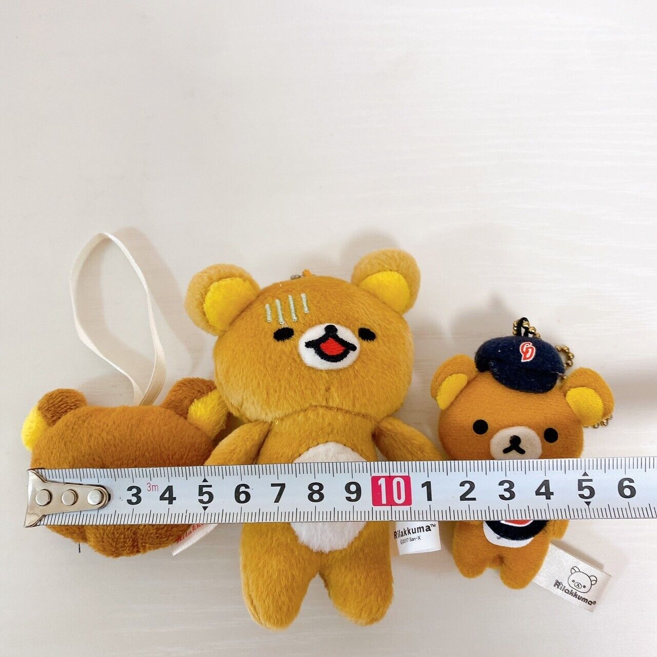 San-x Rilakkuma Korilakkuma Plush Set Mascot Soft Stuffed Toy Bear Brown White