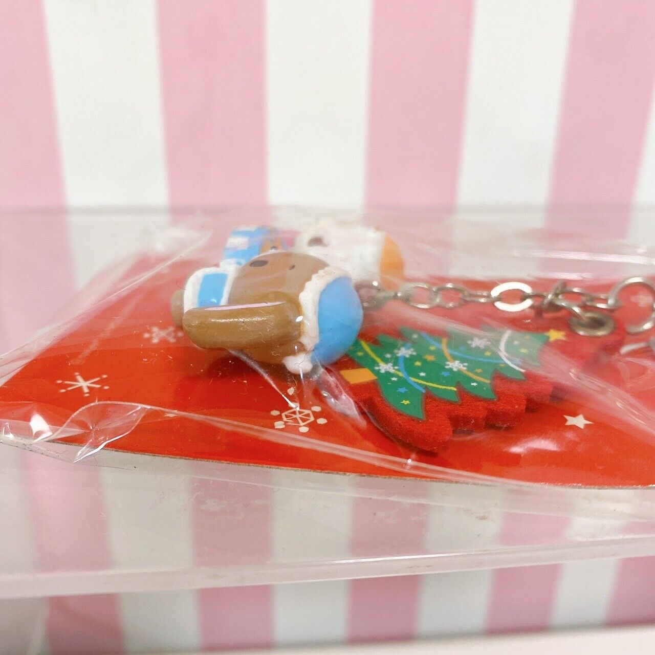 Sanrio Sugar Bunnies Strap Xmas Christmas Shirousa Kurousa Tree Rabbit 2008 Rare