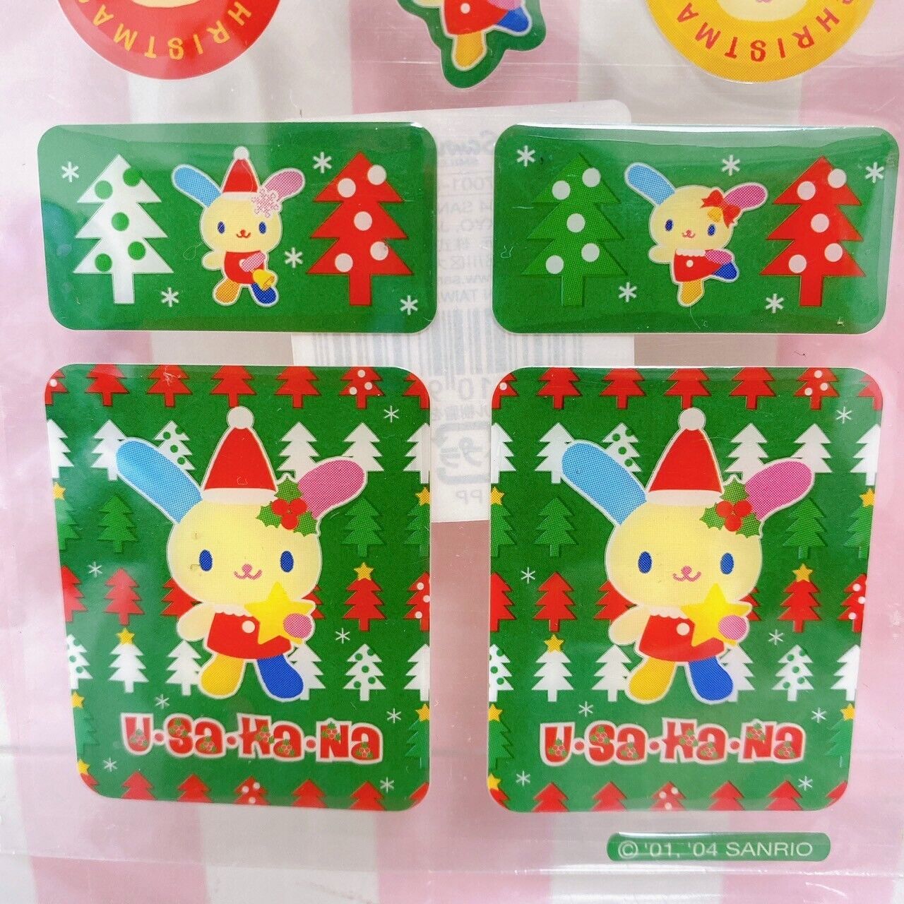 Sanrio Usahana Sticker Set Stickers Stationery Rabbit Glitter Character Kawaii