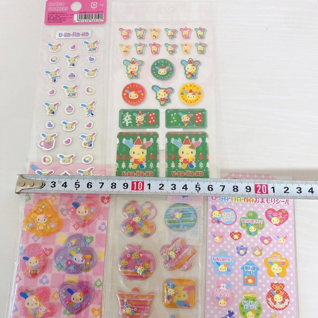 Sanrio Usahana Sticker Set Stickers Stationery Rabbit Glitter Character Kawaii