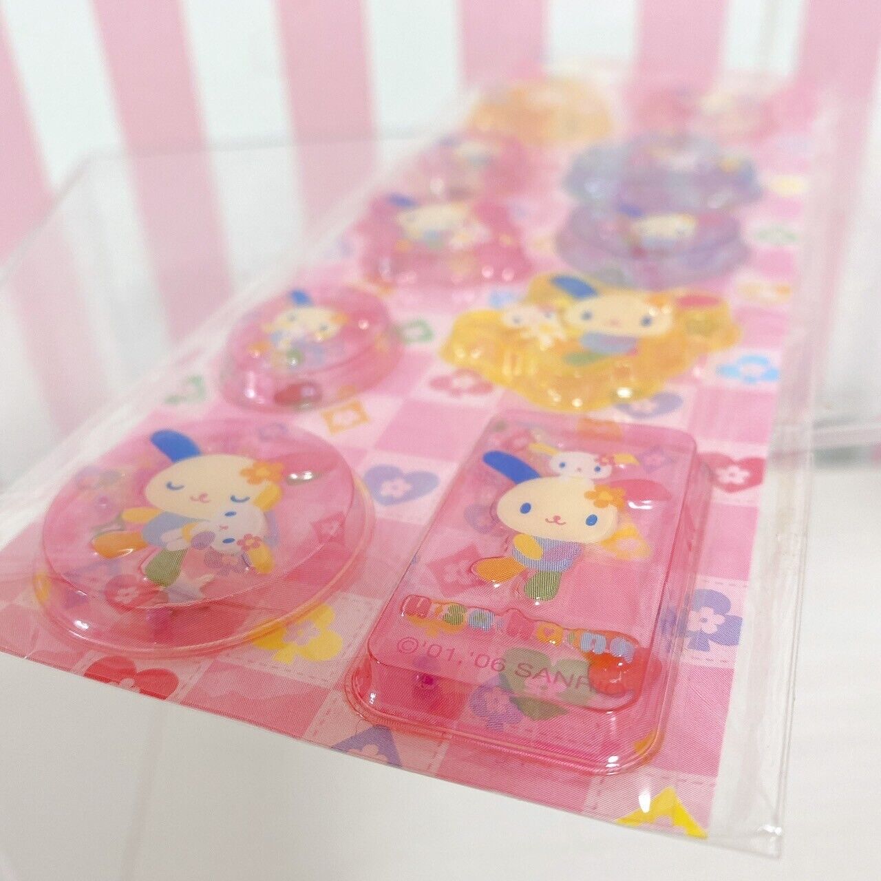 Sanrio Usahana Sticker Set Stickers Stationery Rabbit Glitter Character Kawaii