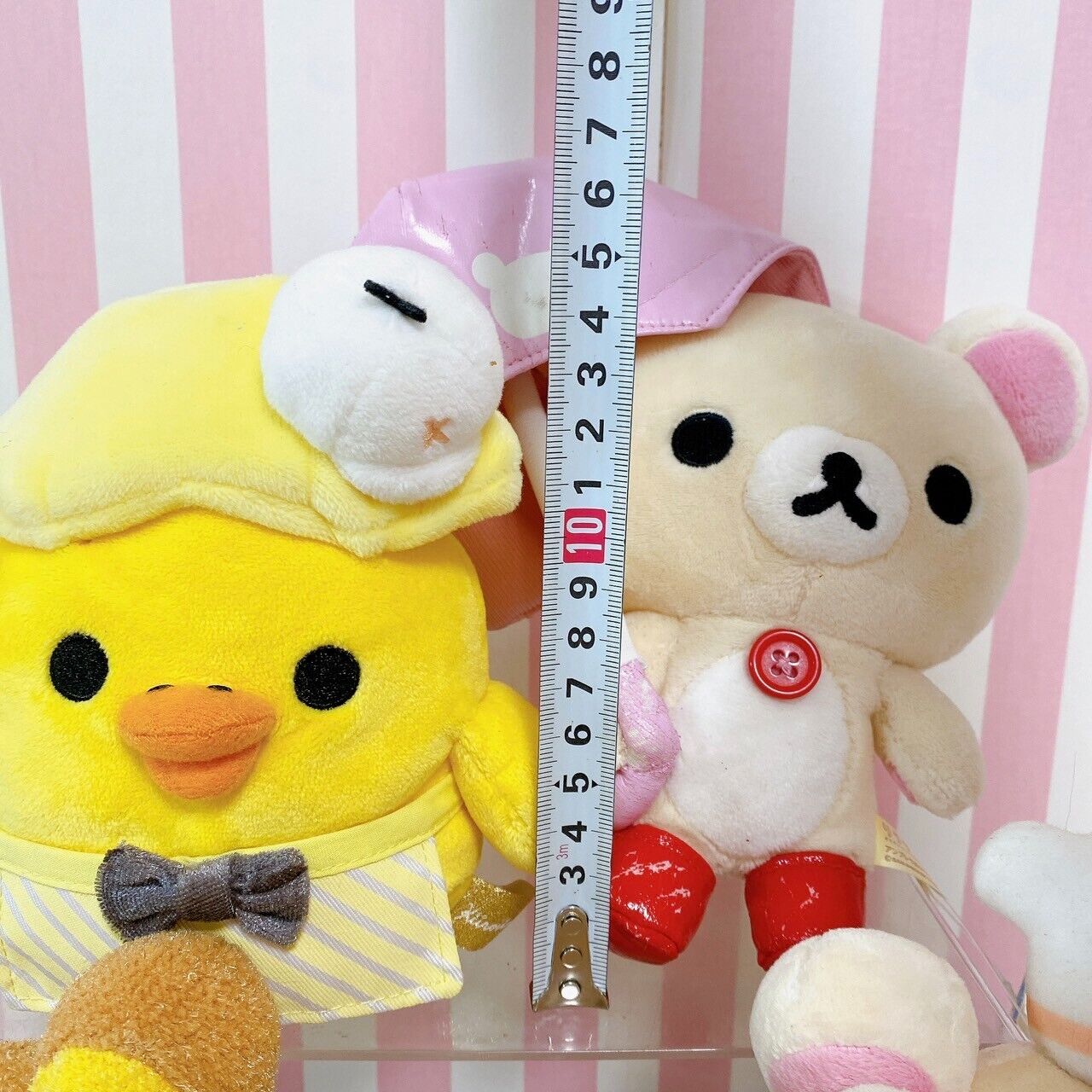 San-X Rilakkuma Korilakkuma Kiiroitori Plush Set 5 Soft Stuffed Toy Umbrella