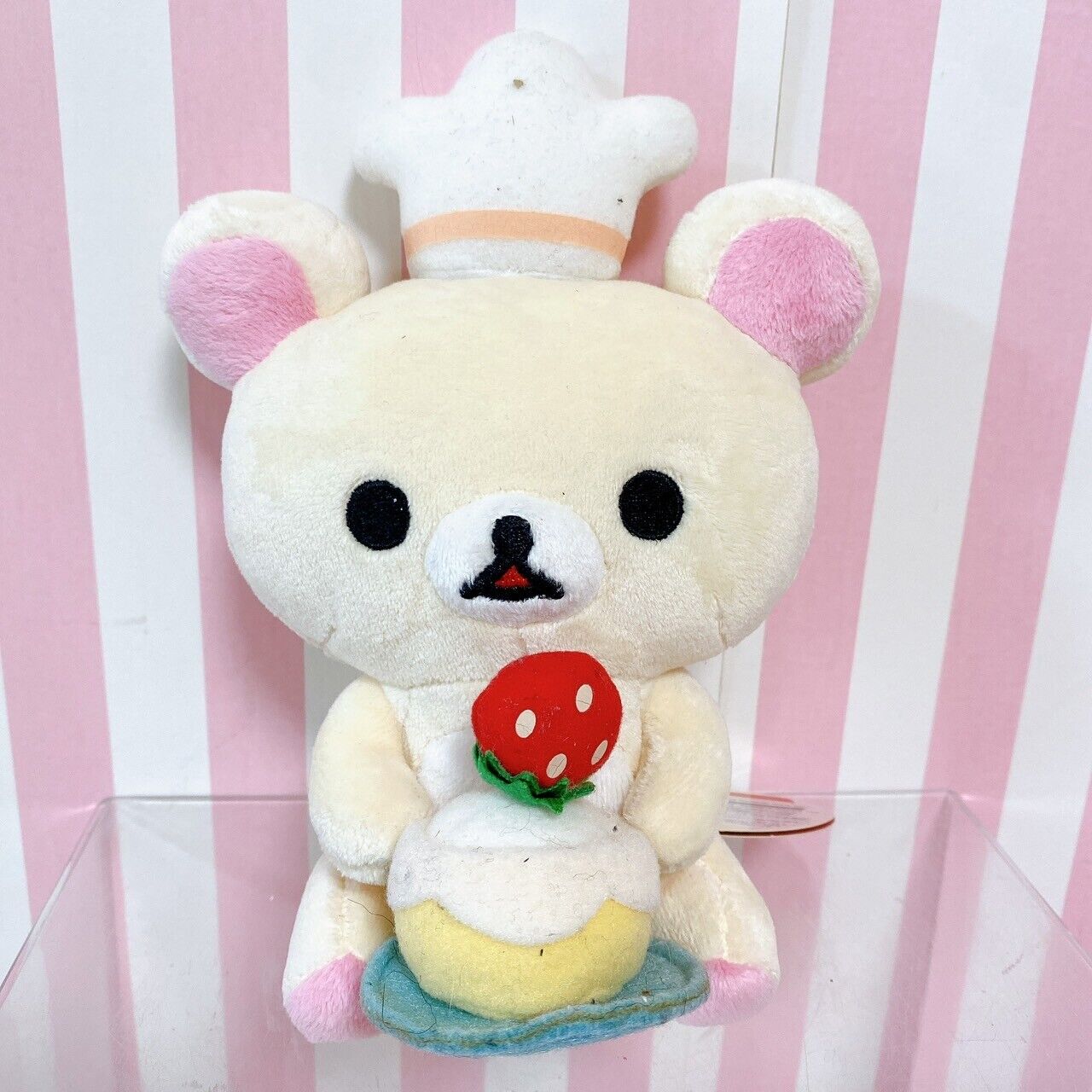 San-X Rilakkuma Korilakkuma Kiiroitori Plush Set 5 Soft Stuffed Toy Umbrella