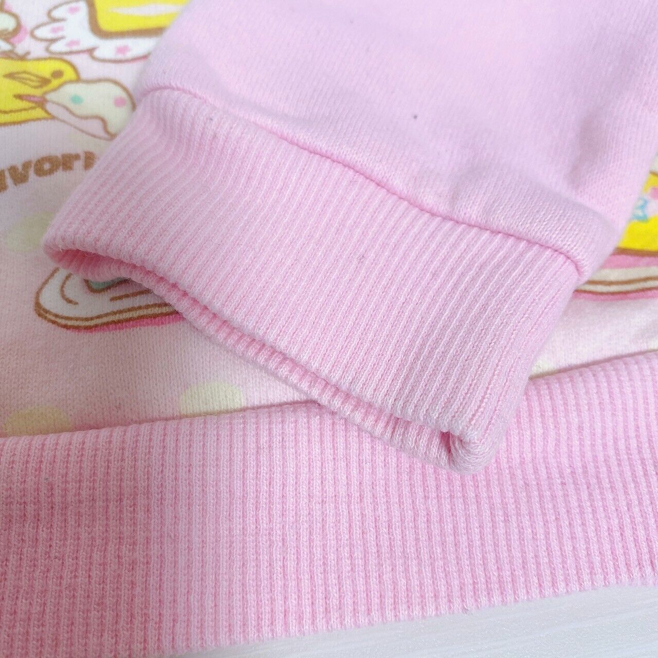 Mezzo Piano Tops 90cm Sweatshirt Long Sleeve Pink Cake Berrie-chan Delicious