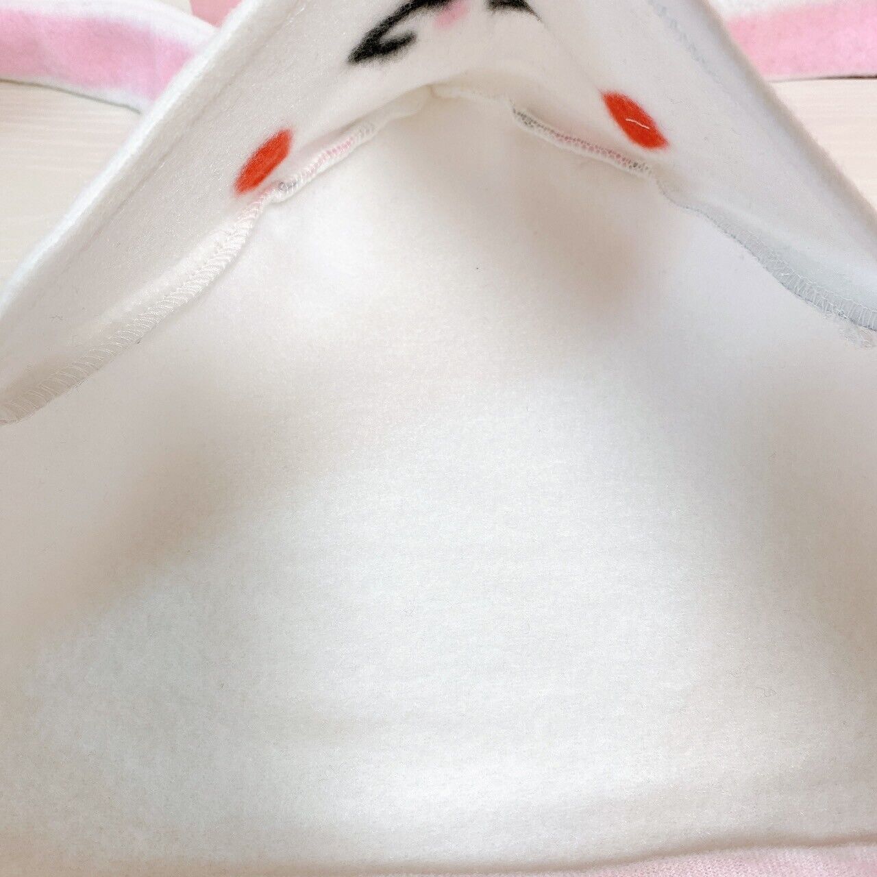 TaiTo Hanyou Usagi All Purpose Rabbi Blanket Pink White Rabbit Hat Fluffy Kawaii