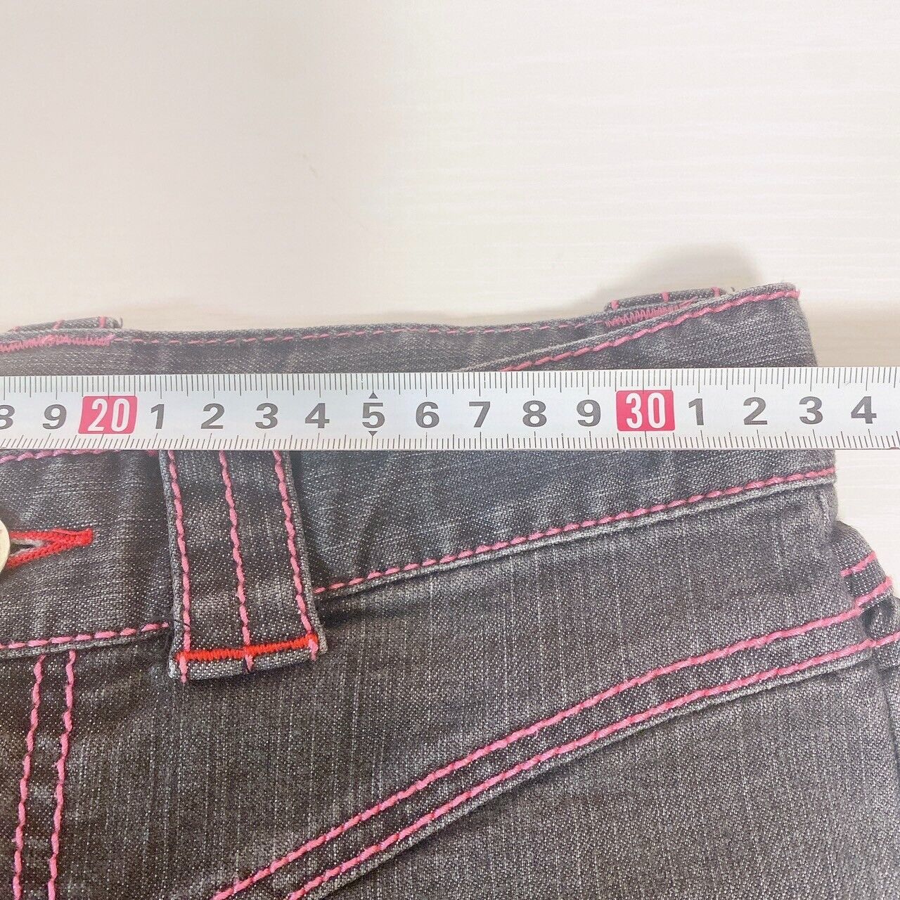 Mezzo Piano Pants M Size 150cm Denim Heart Pink Stitch Kids Girl Kawaii Rare