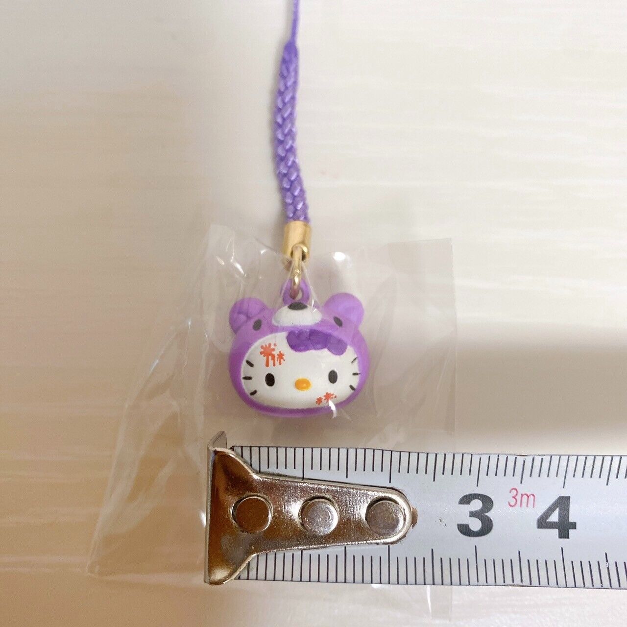 Gloomy Bear Sanrio Hello Kitty Collaboration Hokkaido Limited Keychain purple