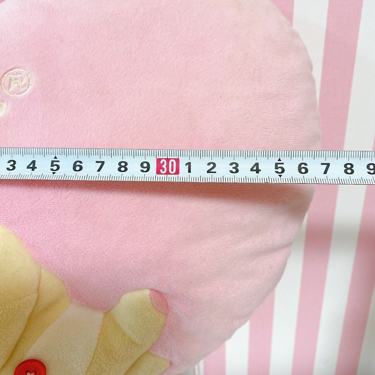 San-x Rilakkuma Korilakkuma Cushion Heart Pink Red White Bear Fluffy Lying Rare