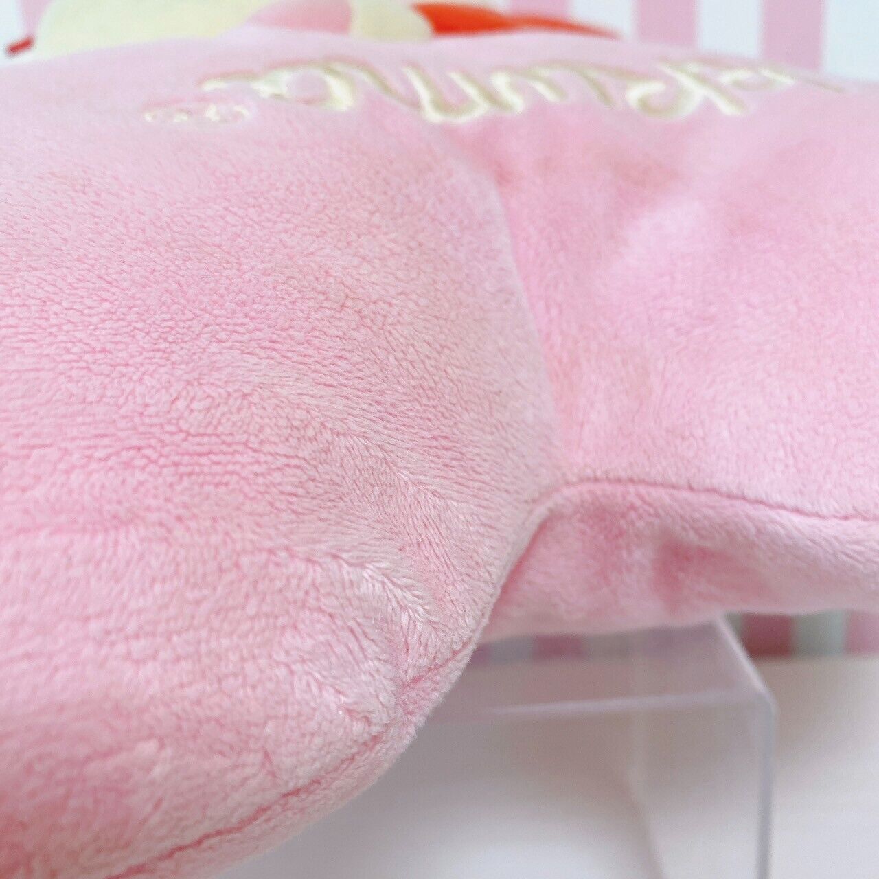 San-x Rilakkuma Korilakkuma Cushion Heart Pink Red White Bear Fluffy Lying Rare