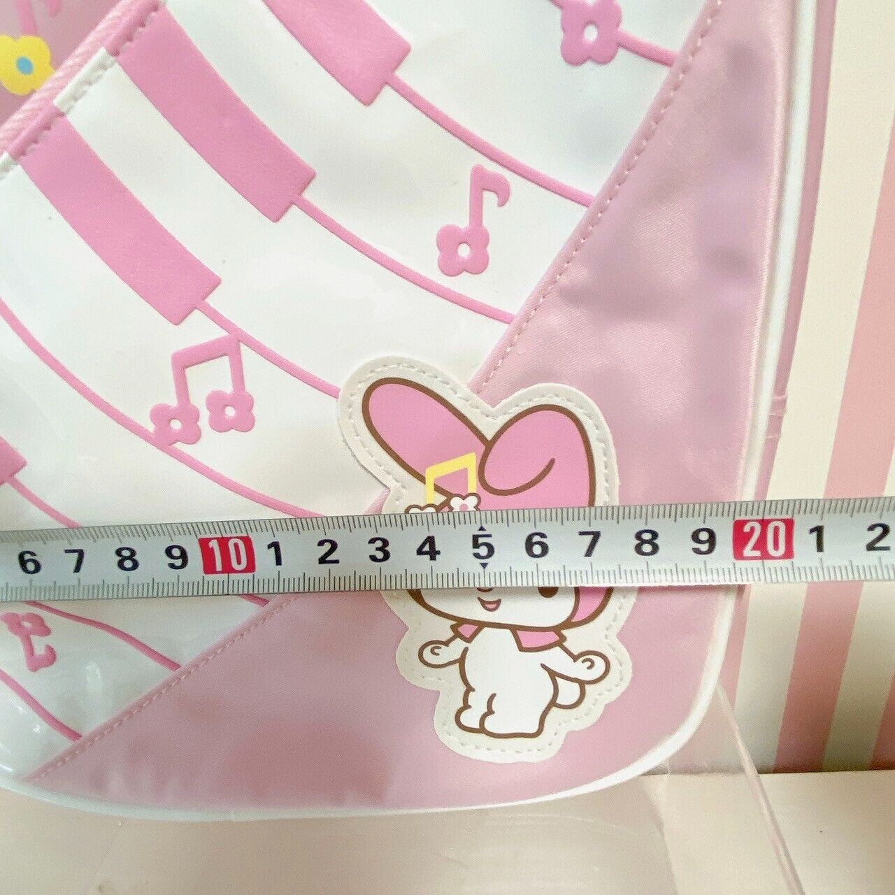 Sanrio My Melody Backpack Rucksack Bag Pink Piano Keyboard Note Rabbit Flower