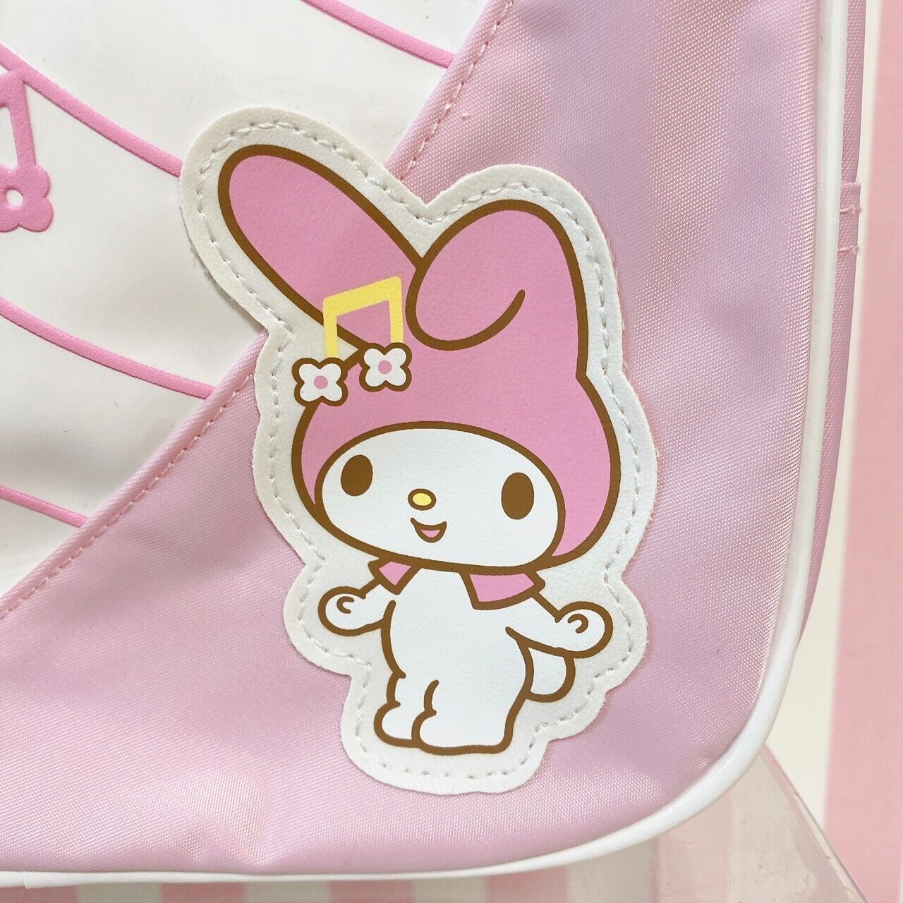 Sanrio My Melody Backpack Rucksack Bag Pink Piano Keyboard Note Rabbit Flower