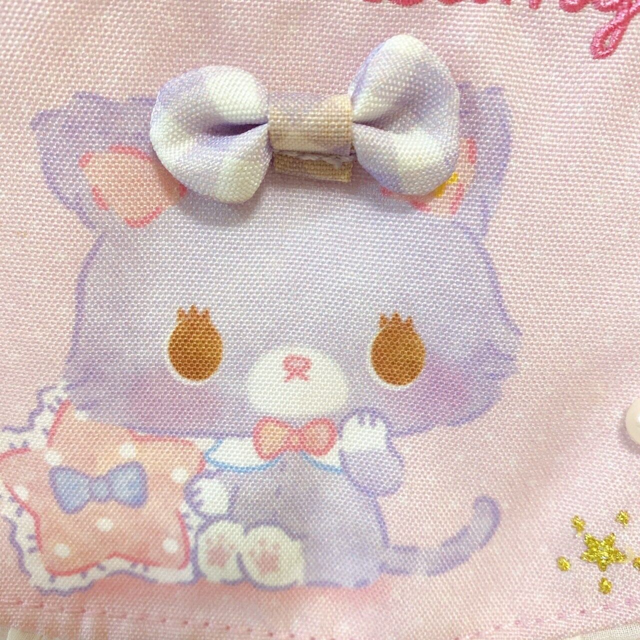 Sanrio Mewkledreamy Pochette Pouch Pink Cat Frill Flower Ribbon Heart Kawaii