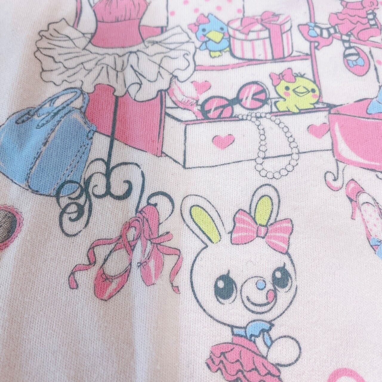 Mezzo Piano Long Sleeve T-Shirt 140cm Pink Berrie-chan Tops Dresser Ribbon Rare