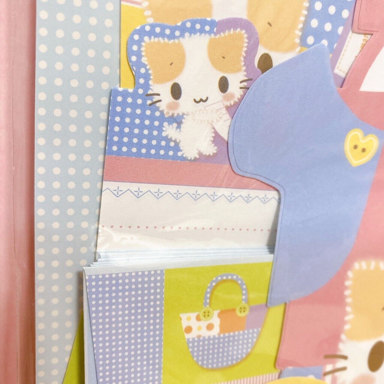 Sanrio Masyumaro Fluffy Fuwa Fuwa Nyanko Marshmallow Stationery Set Letter Rare