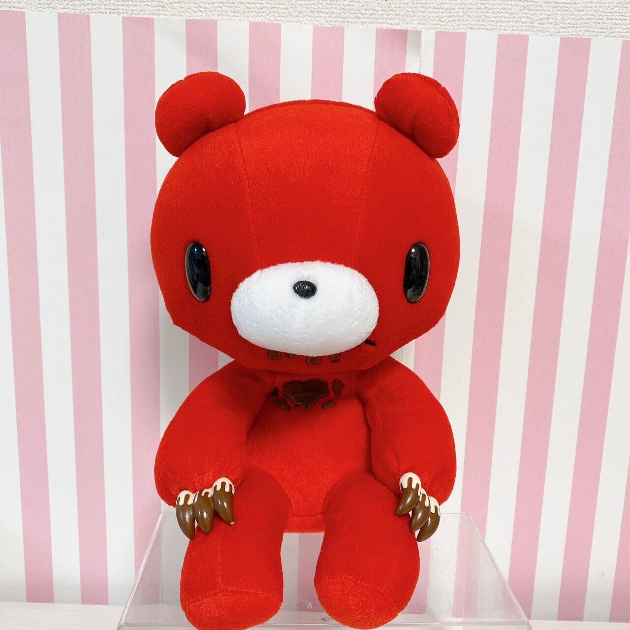 TaiTo Gloomy Bloody Bear Plush Soft Stuffed Toy Red Chax CGP Valentine Chocolate