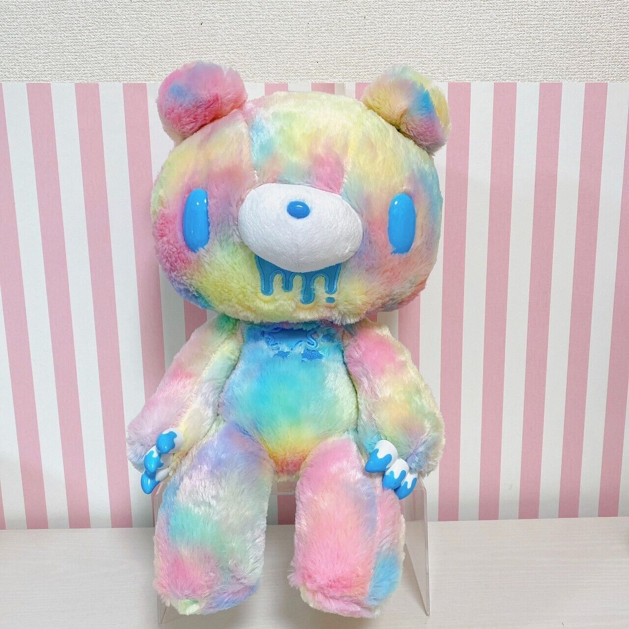 Gloomy Bloody Bear Big Plush Soft Stuffed Toy Doll Fantasy Blue Colorful CGP 535