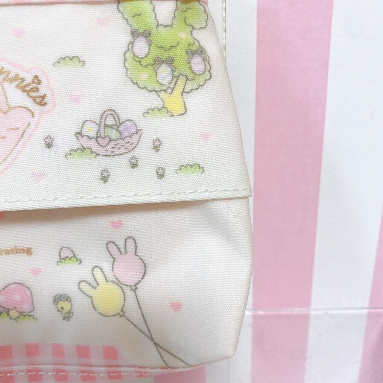 Sanrio Sugar Bunnies Pouch  My Melody Wish Me Mel Bonbon Ribbon Marron Cream