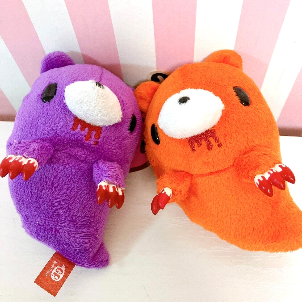 TaiTo Gloomy Bear Bloody Plush Soft Toy Mascot Set 2 Purple Orange Halloween