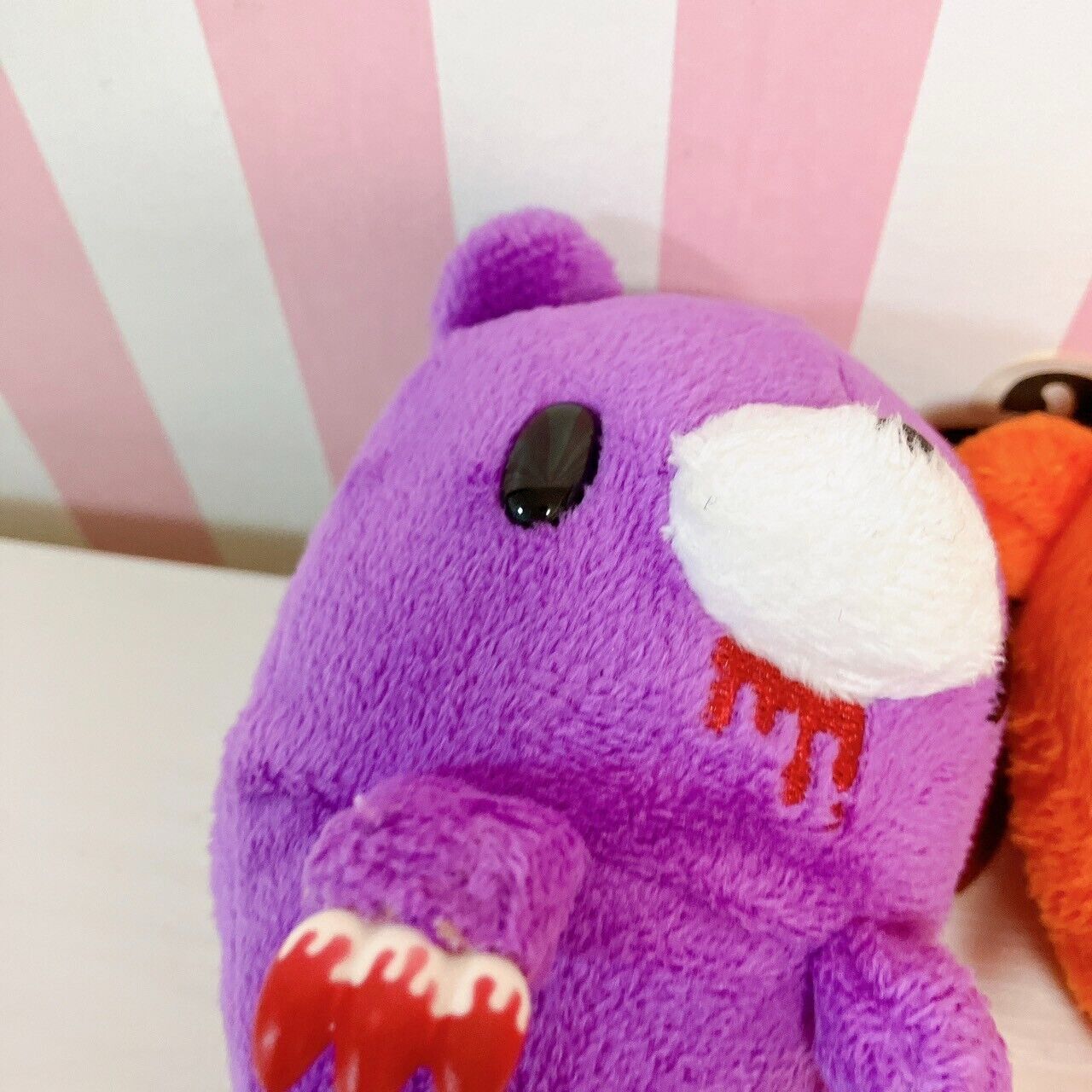 TaiTo Gloomy Bear Bloody Plush Soft Toy Mascot Set 2 Purple Orange Halloween