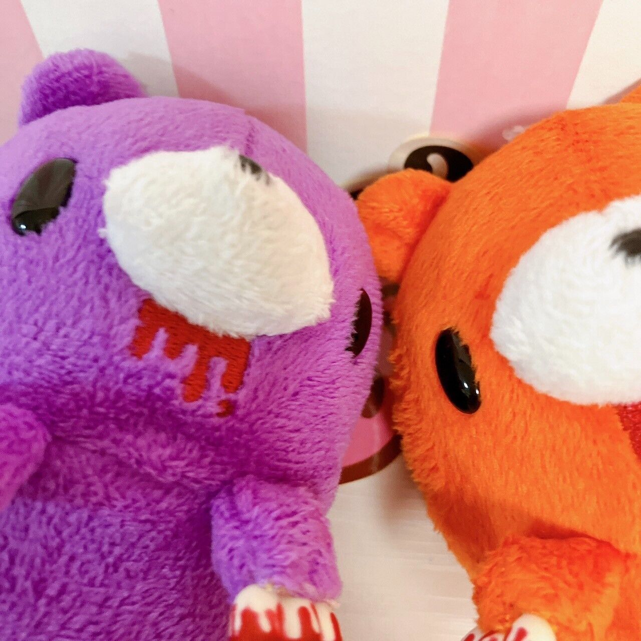 TaiTo Gloomy Bear Bloody Plush Soft Toy Mascot Set 2 Purple Orange Halloween