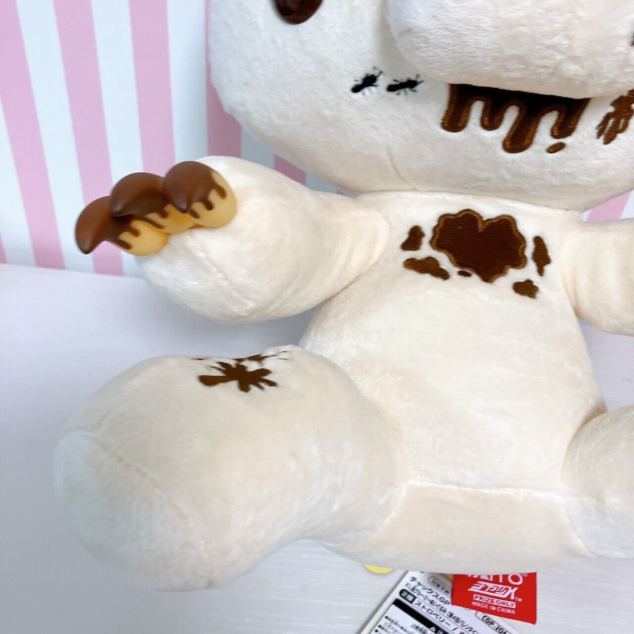 Taito Gloomy Bloody Bear Plush Soft Stuffed Toy Doll White Chax CGP Valentine