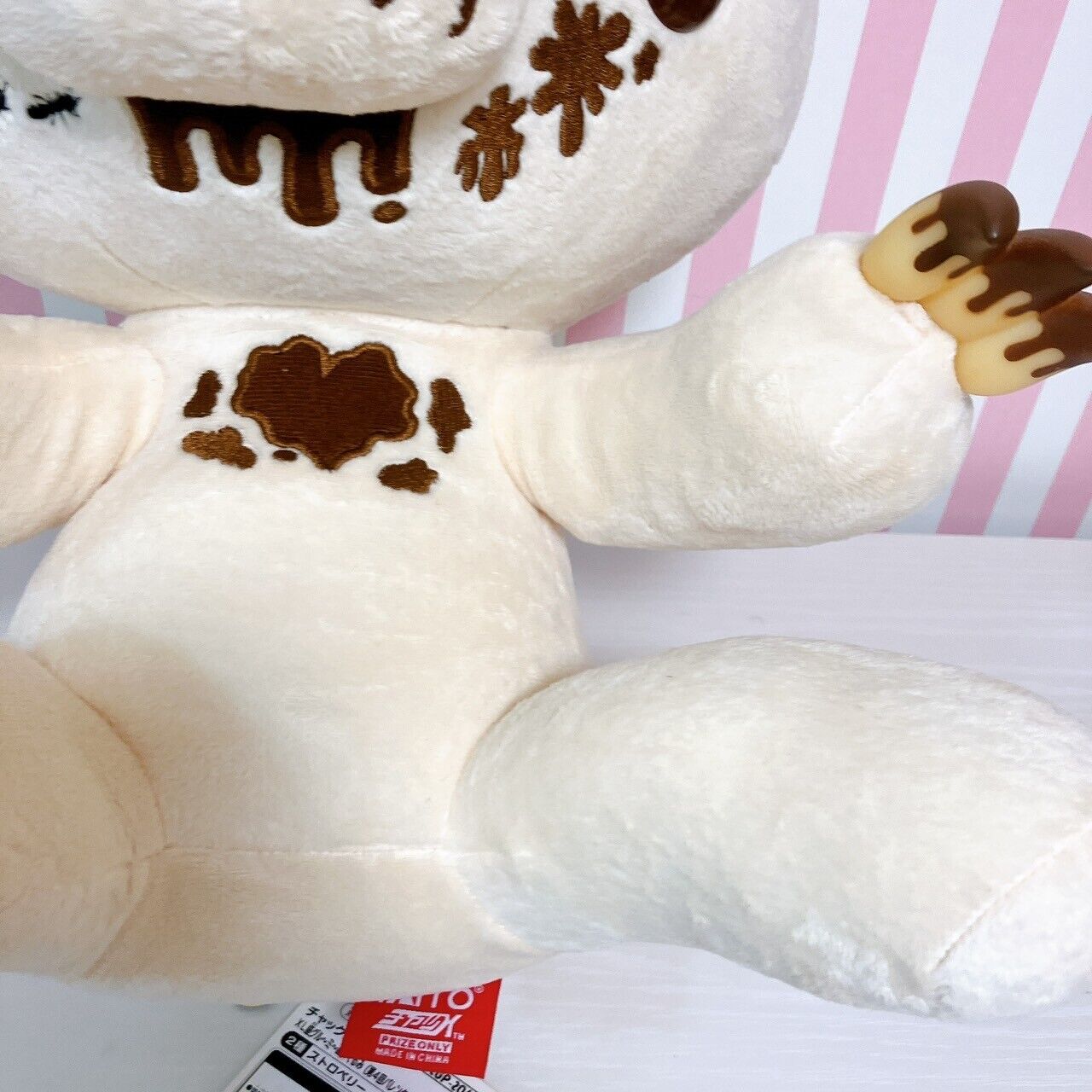 Taito Gloomy Bloody Bear Plush Soft Stuffed Toy Doll White Chax CGP Valentine