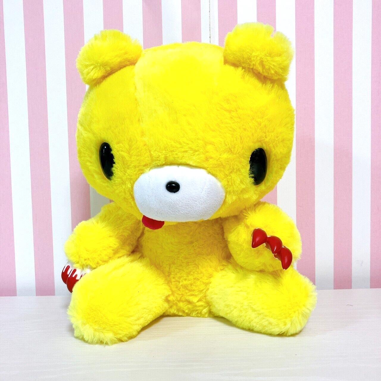 TAiTo Gloomy Bloody Bear Plush Soft Stuffed Toy Yellow Chax GP CGP 244 Sitting