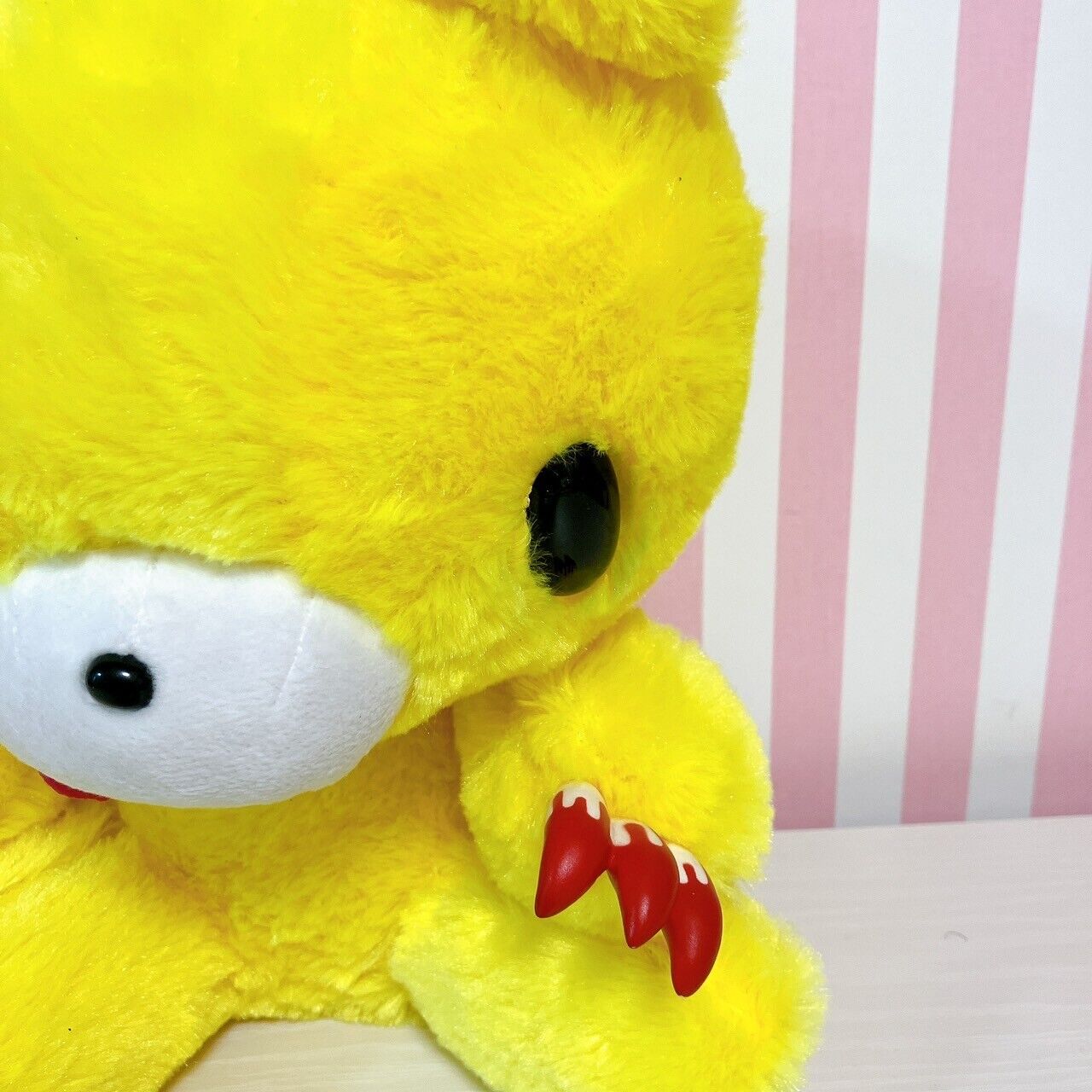 TAiTo Gloomy Bloody Bear Plush Soft Stuffed Toy Yellow Chax GP CGP 244 Sitting