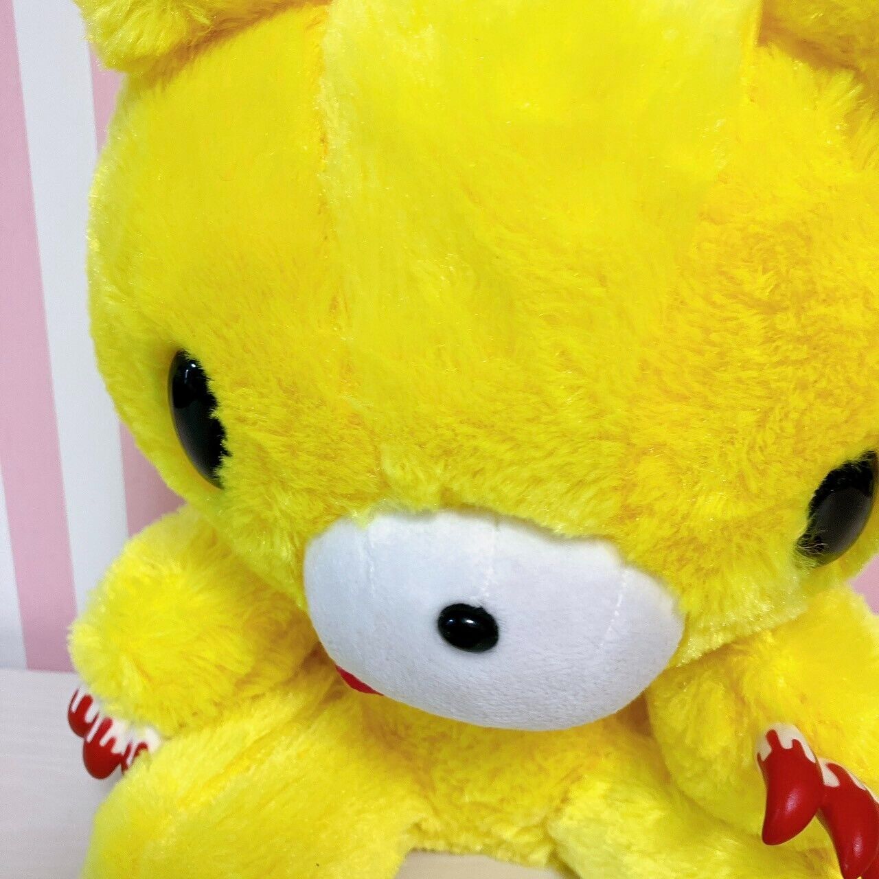 TAiTo Gloomy Bloody Bear Plush Soft Stuffed Toy Yellow Chax GP CGP 244 Sitting