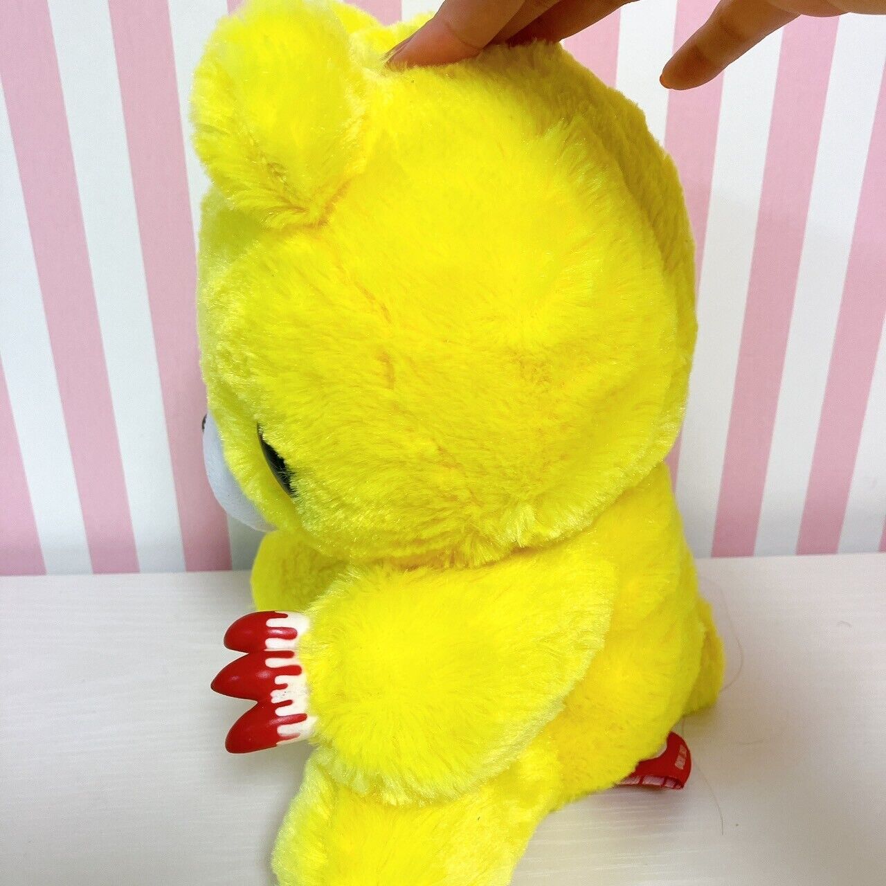 TAiTo Gloomy Bloody Bear Plush Soft Stuffed Toy Yellow Chax GP CGP 244 Sitting